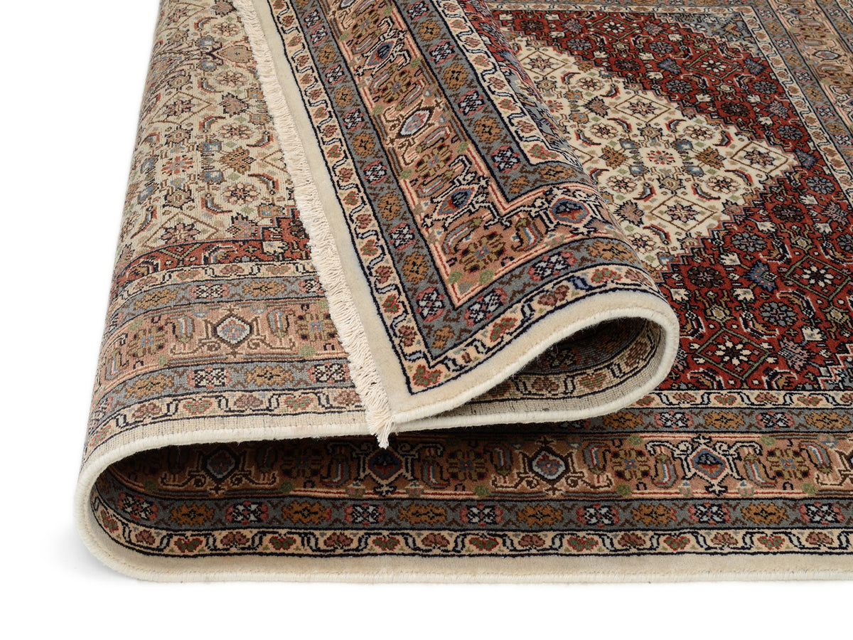 OCI Teppiche HIMLA BIDJAR, Beige, Indien, handgeknüpft
