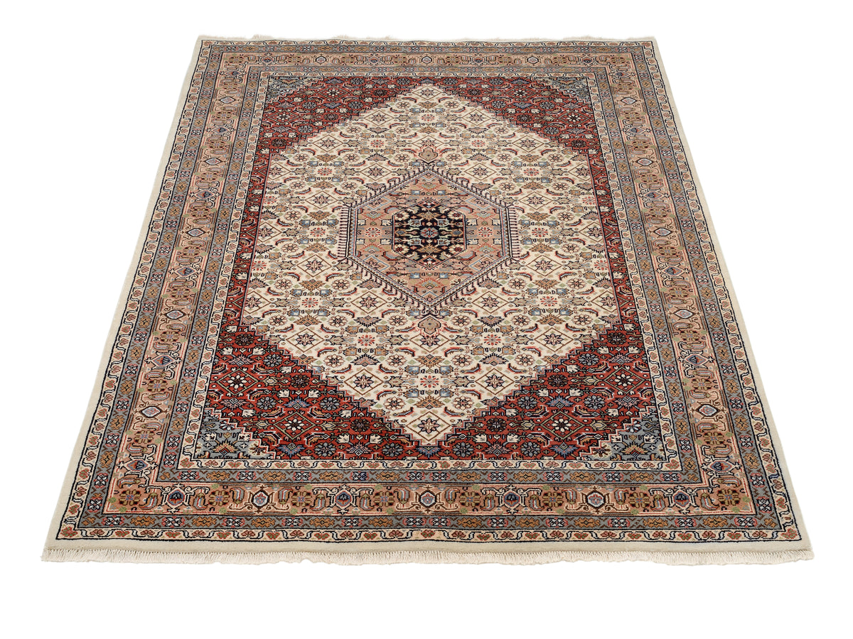 OCI Teppiche HIMLA BIDJAR, Beige, Indien, handgeknüpft