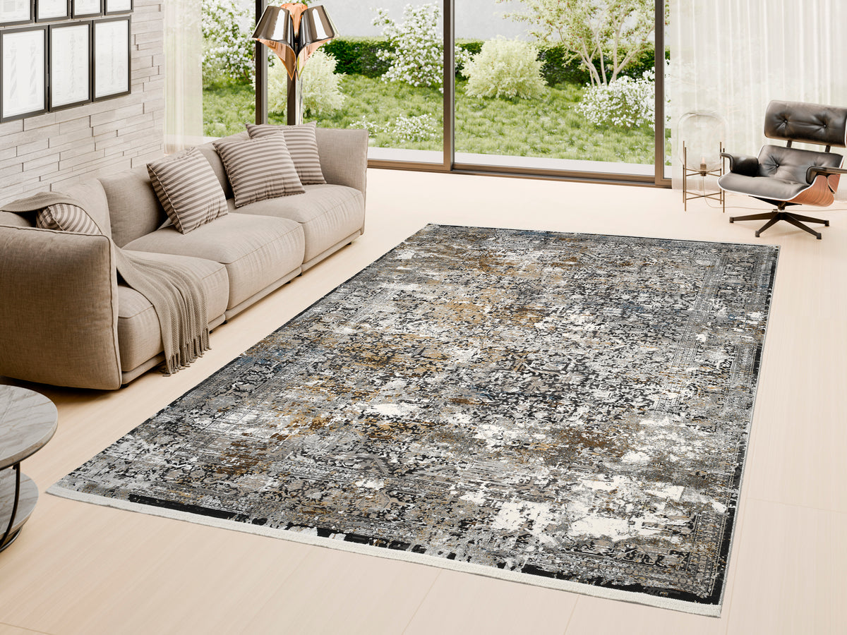 OCI Teppiche IMPRESSION CASSINA, Grau, Türkei, maschinell gewebt