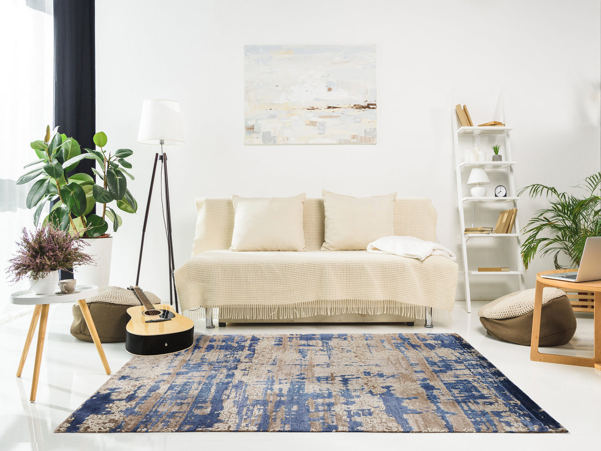 OCI Teppich MOONSTONE ZERO BLUE