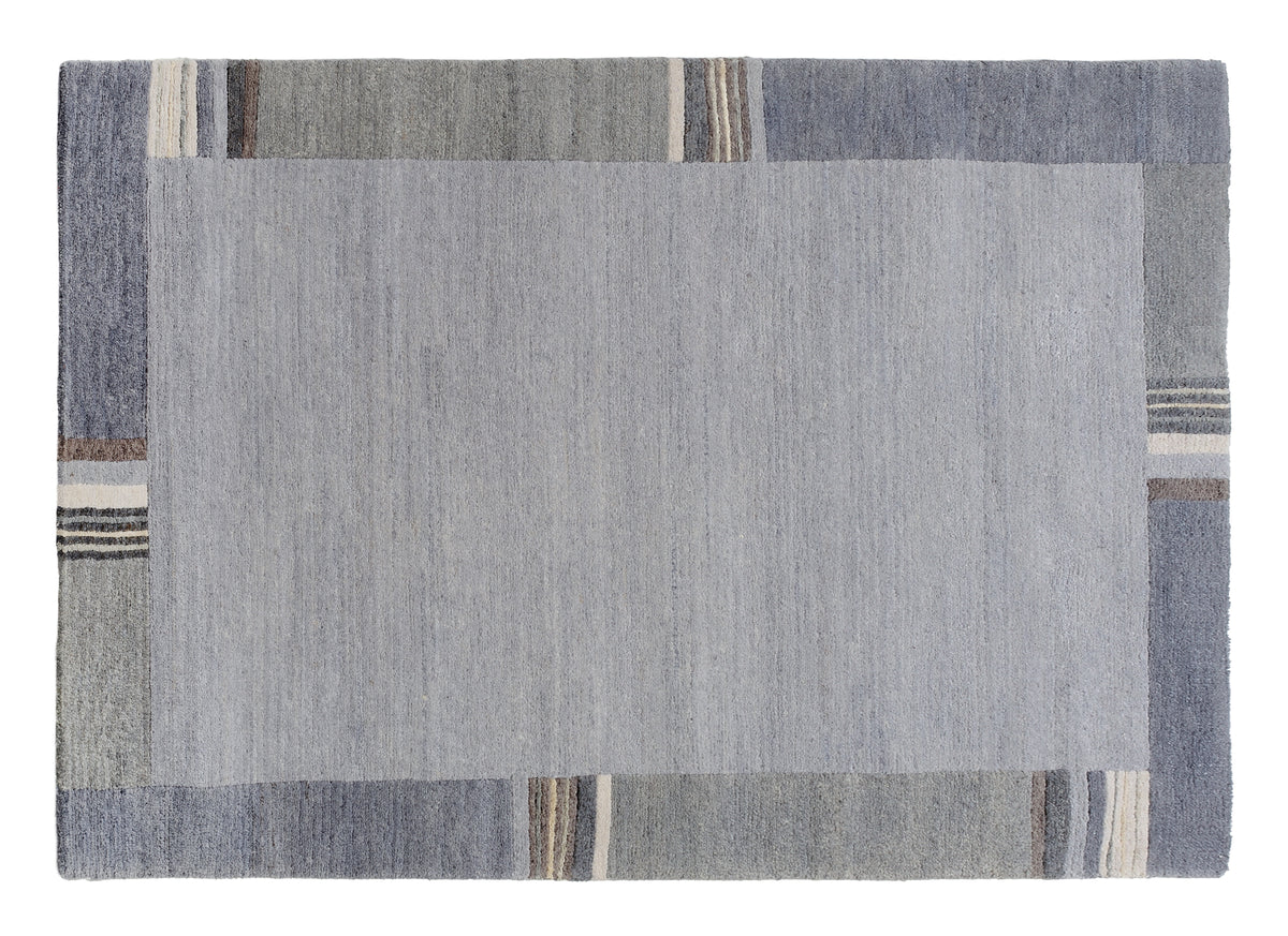 OCI Teppiche SENSATION SILK LAKIR, Hellblau, Nepal, handgeknüpft