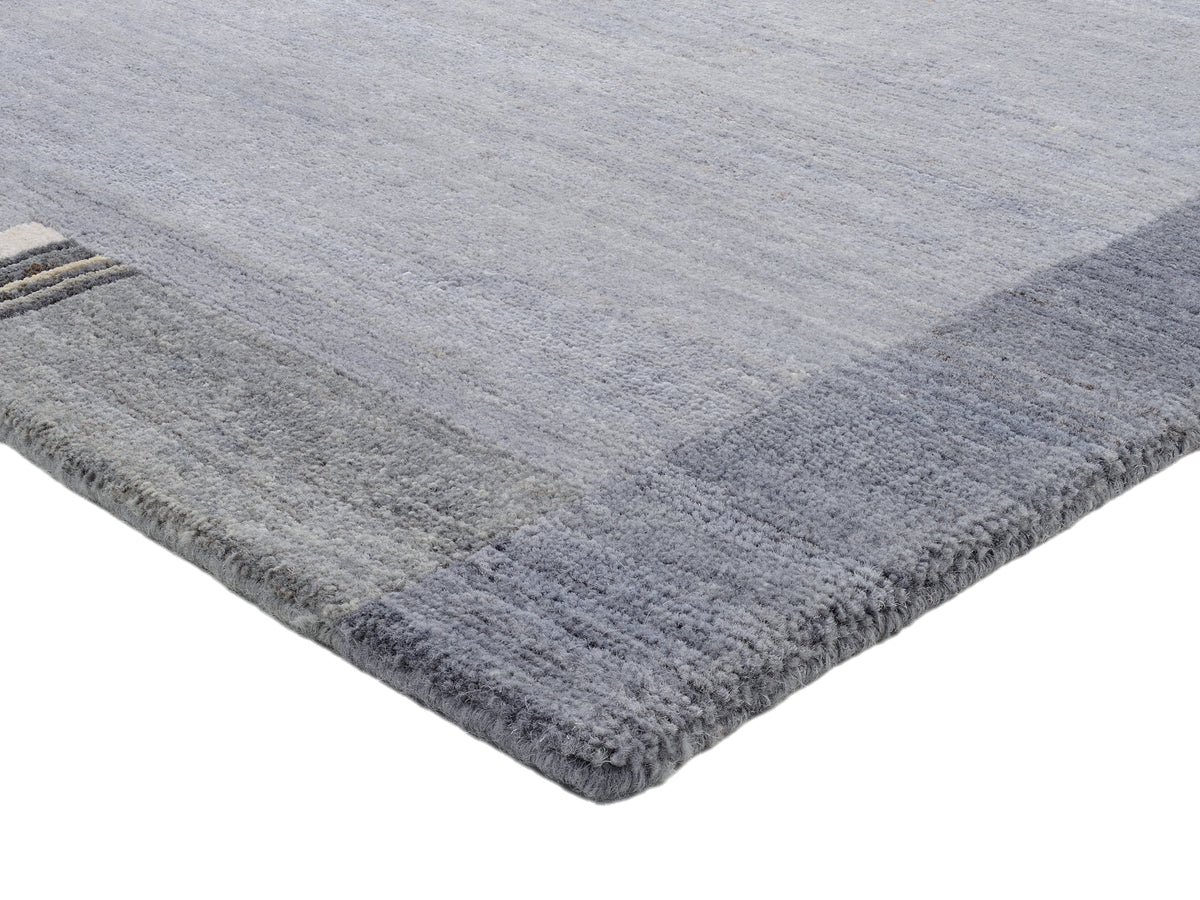 OCI Teppiche SENSATION SILK LAKIR, Hellblau, Nepal, handgeknüpft