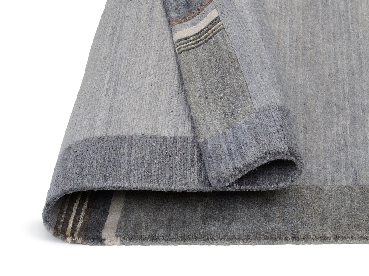 OCI Teppiche SENSATION SILK LAKIR, Hellblau, Nepal, handgeknüpft