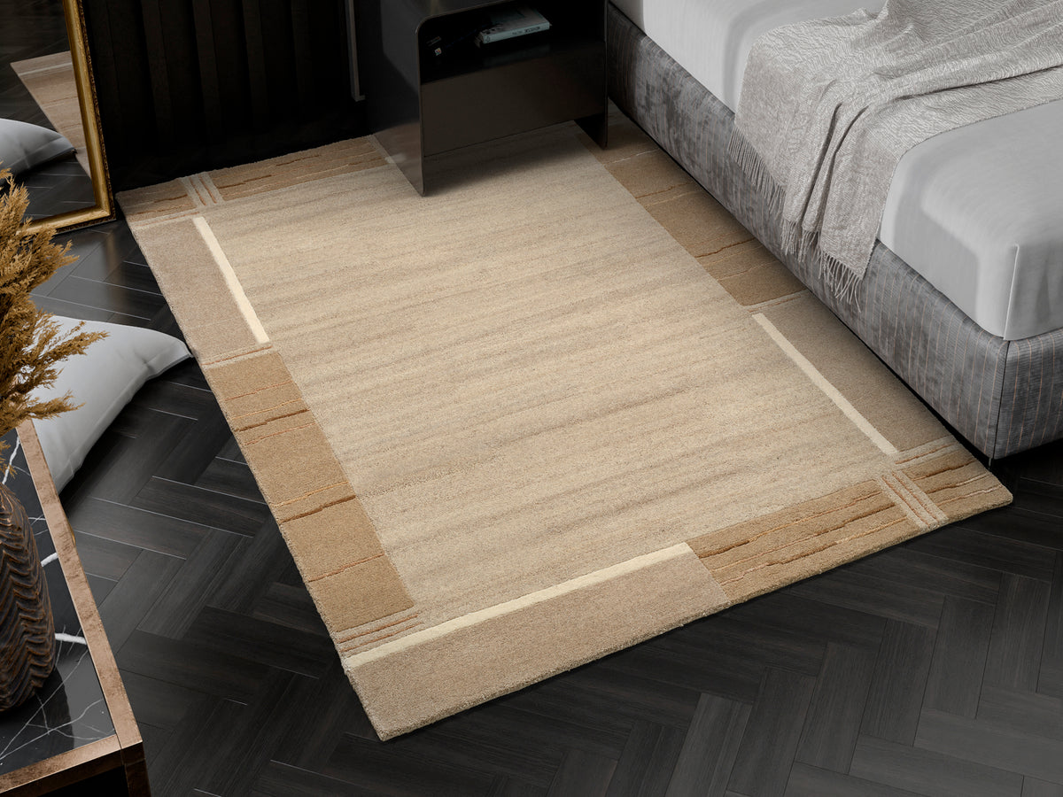 OCI Teppiche SAVANA KITE, Beige, Indien, handgeknüpft