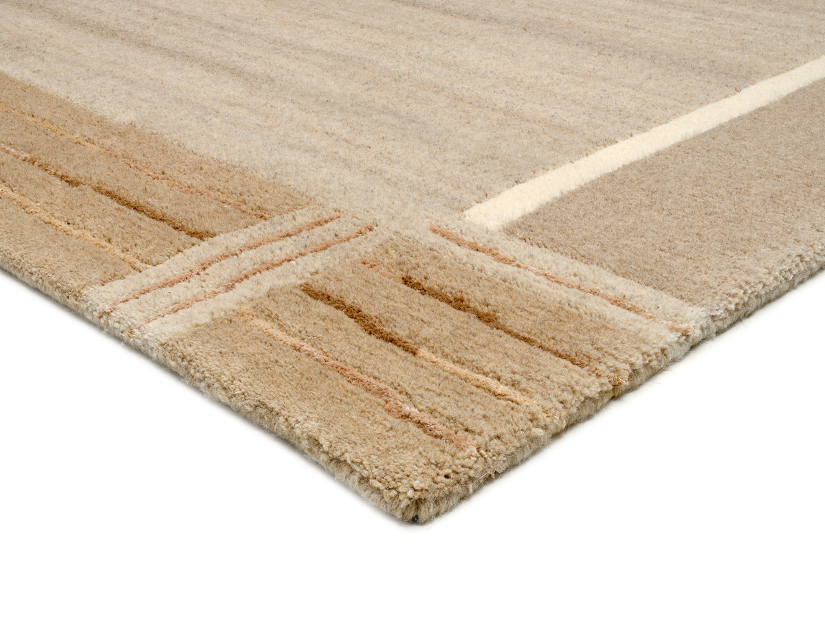 OCI Teppiche SAVANA KITE, Beige, Indien, handgeknüpft