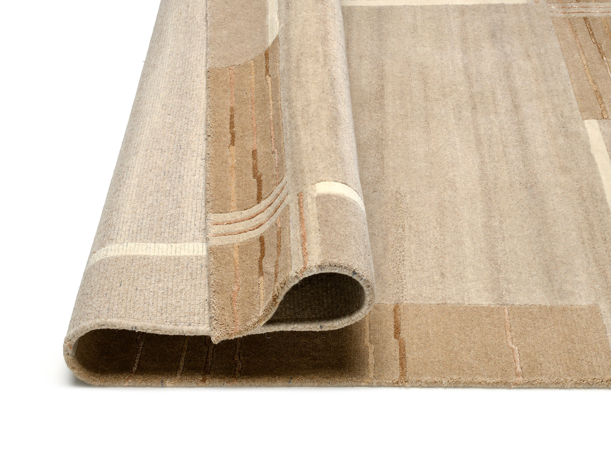 OCI Teppiche SAVANA KITE, Beige, Indien, handgeknüpft