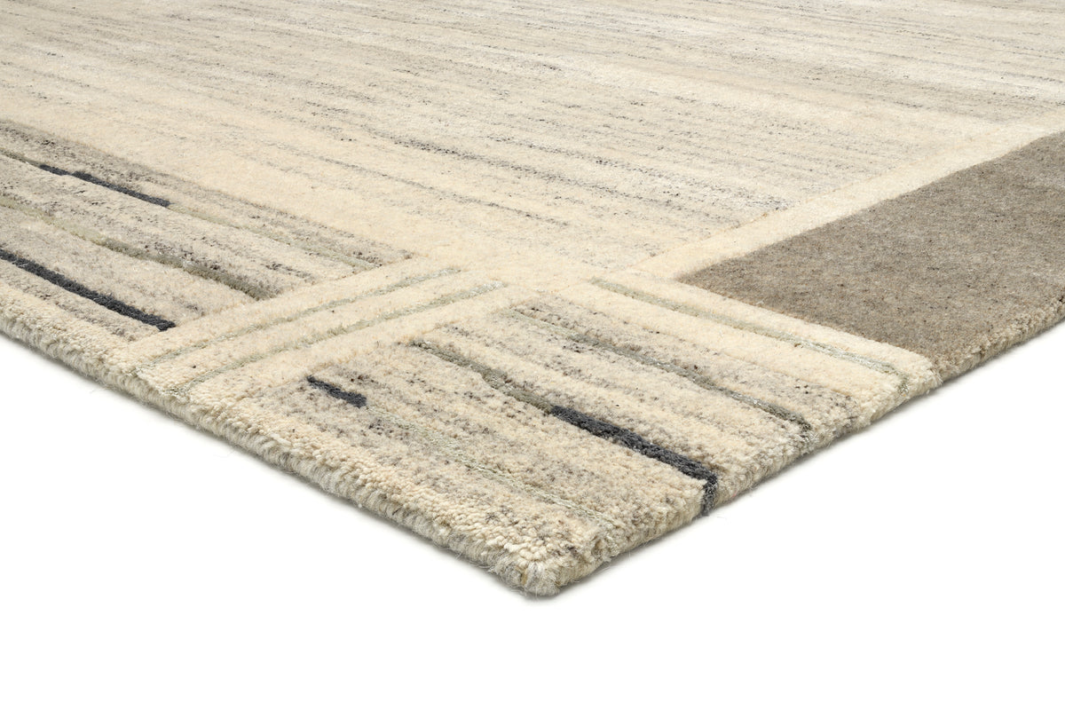 OCI Teppiche SAVANA KITE, Hellbeige, Indien, handgeknüpft