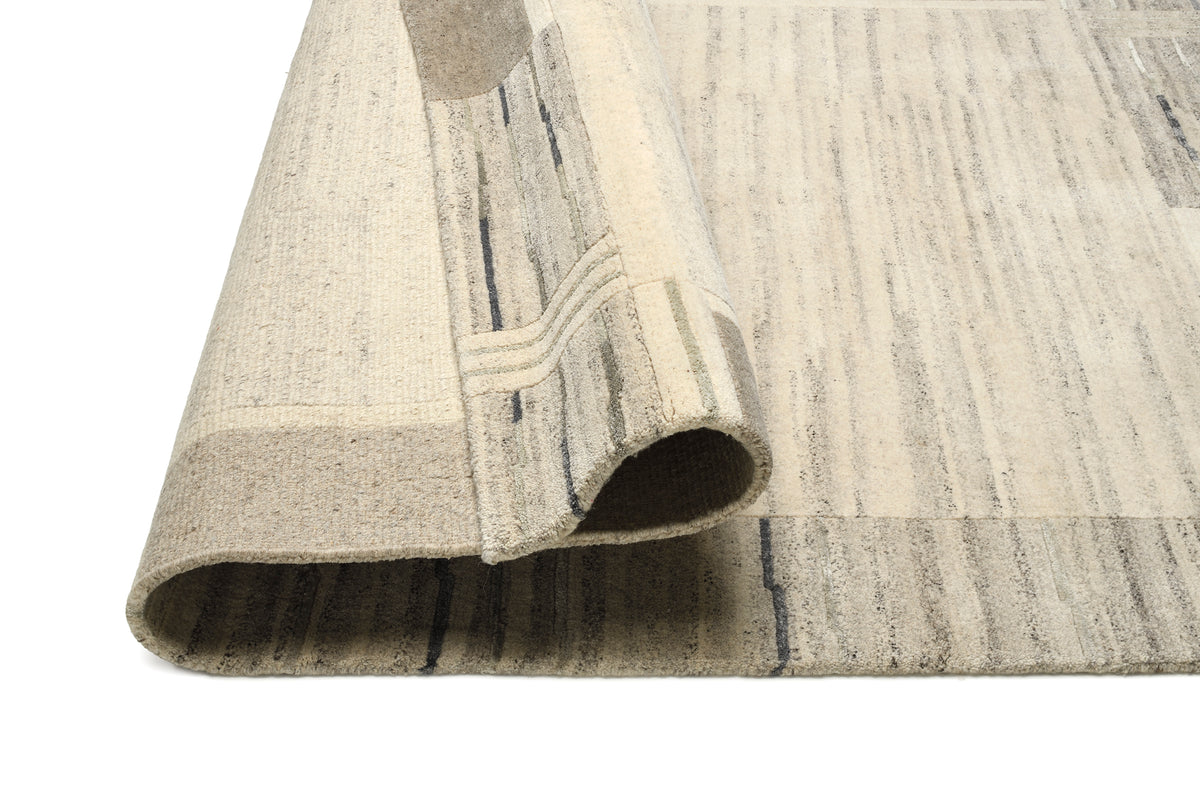 OCI Teppiche SAVANA KITE, Hellbeige, Indien, handgeknüpft