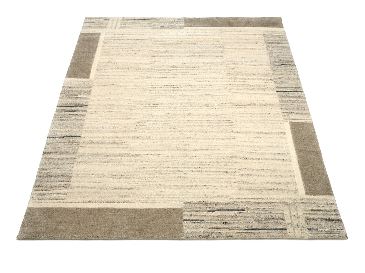 OCI Teppiche SAVANA KITE, Hellbeige, Indien, handgeknüpft