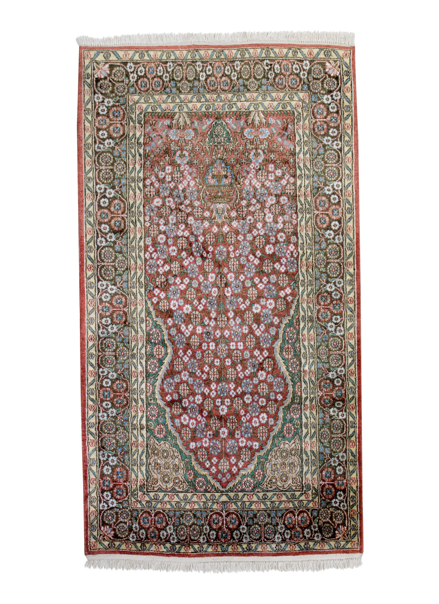 Kashmir Seide Vintage 138 x 77 cm