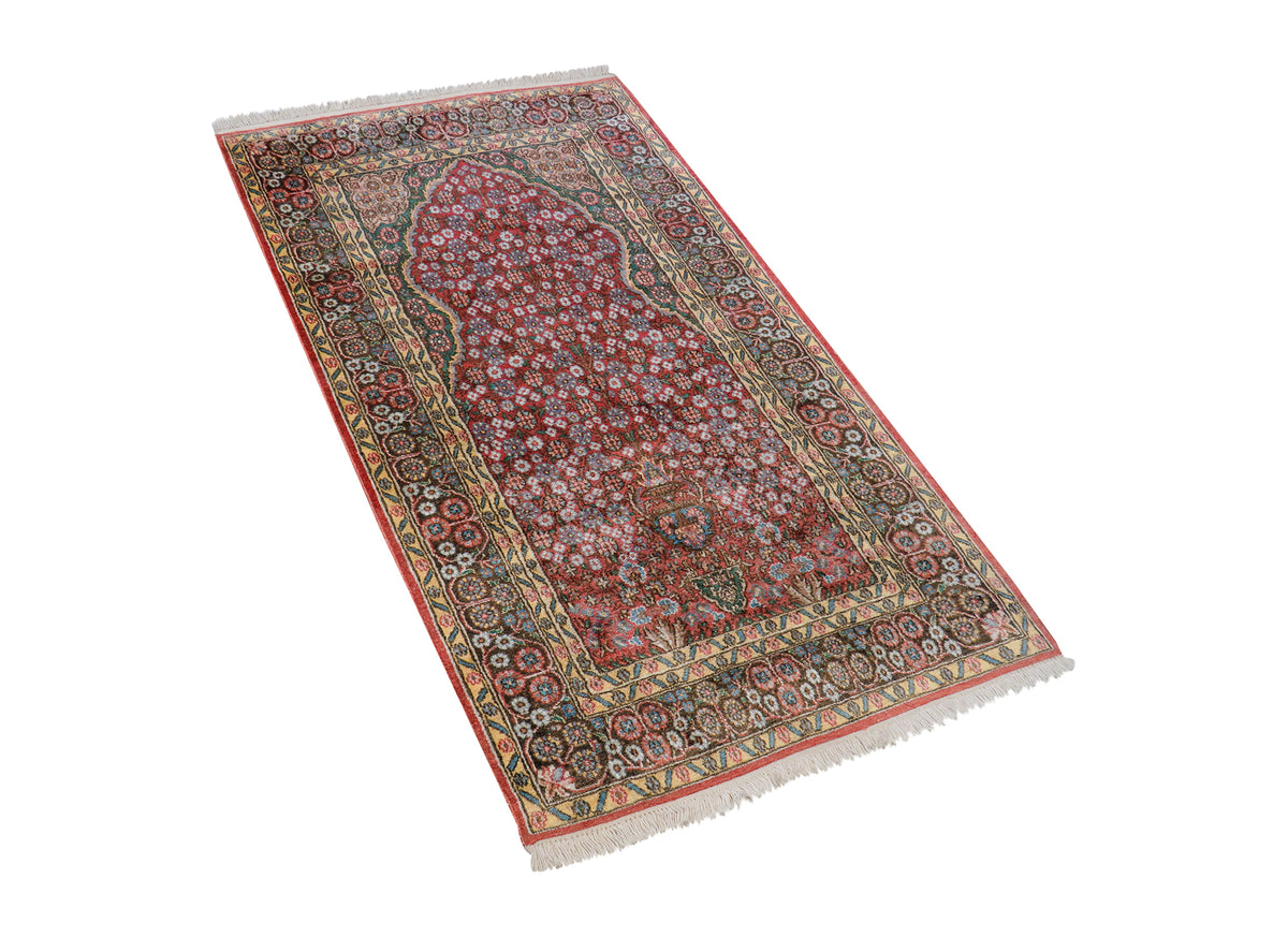 Kashmir Seide Vintage 138 x 77 cm