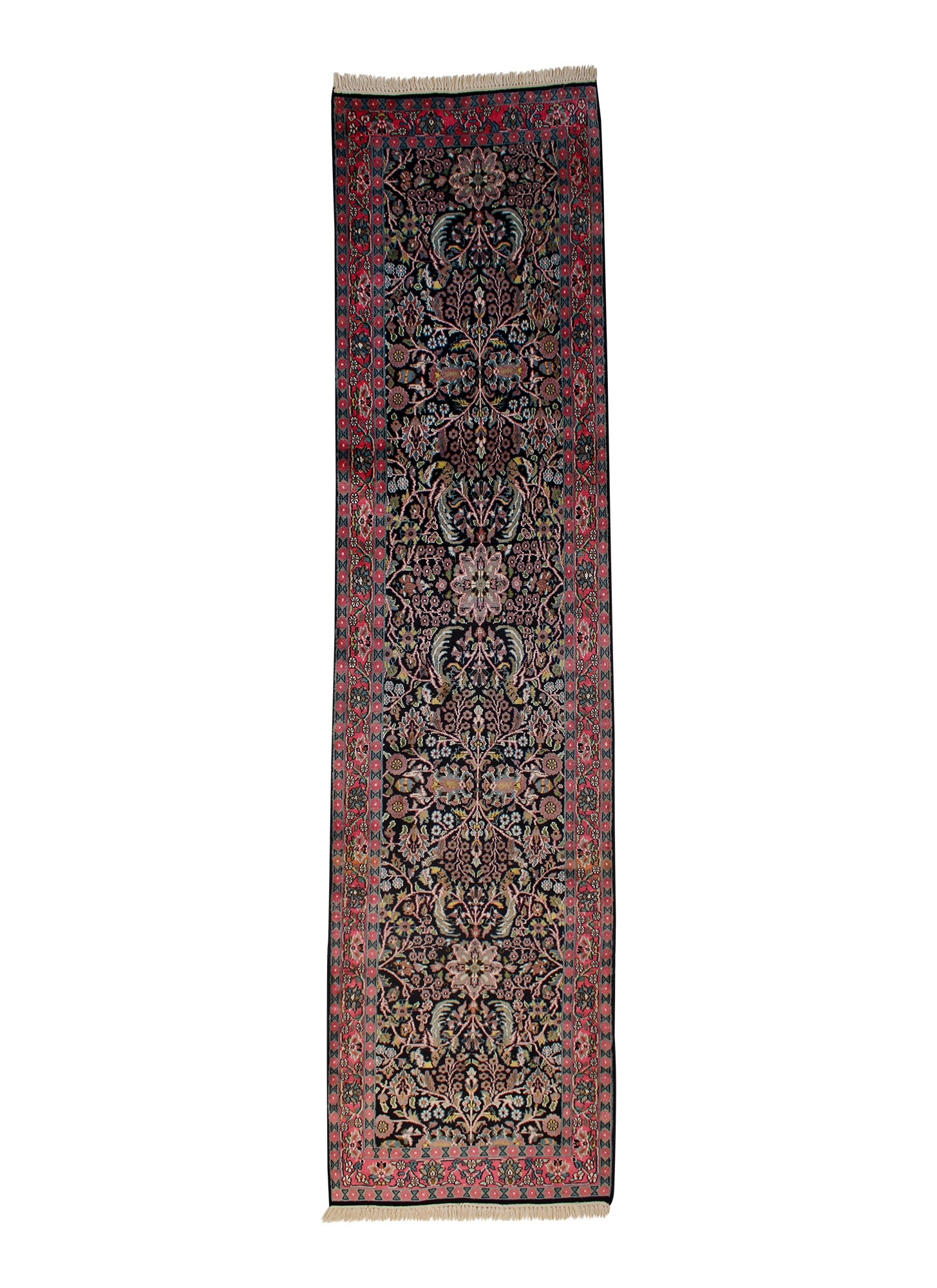 Kashmir mit Seide Vintage 300 x 71 cm