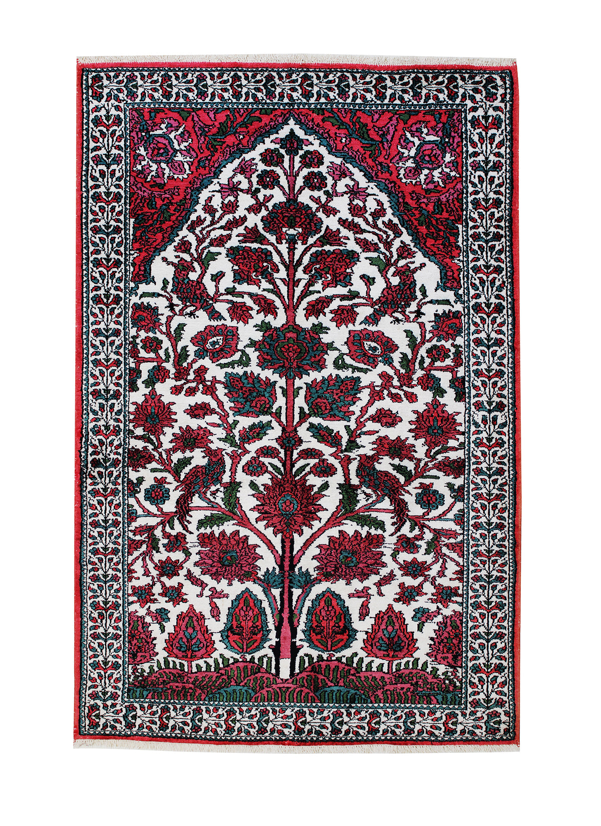 Kashmir Seide Vintage 146 x 96 cm