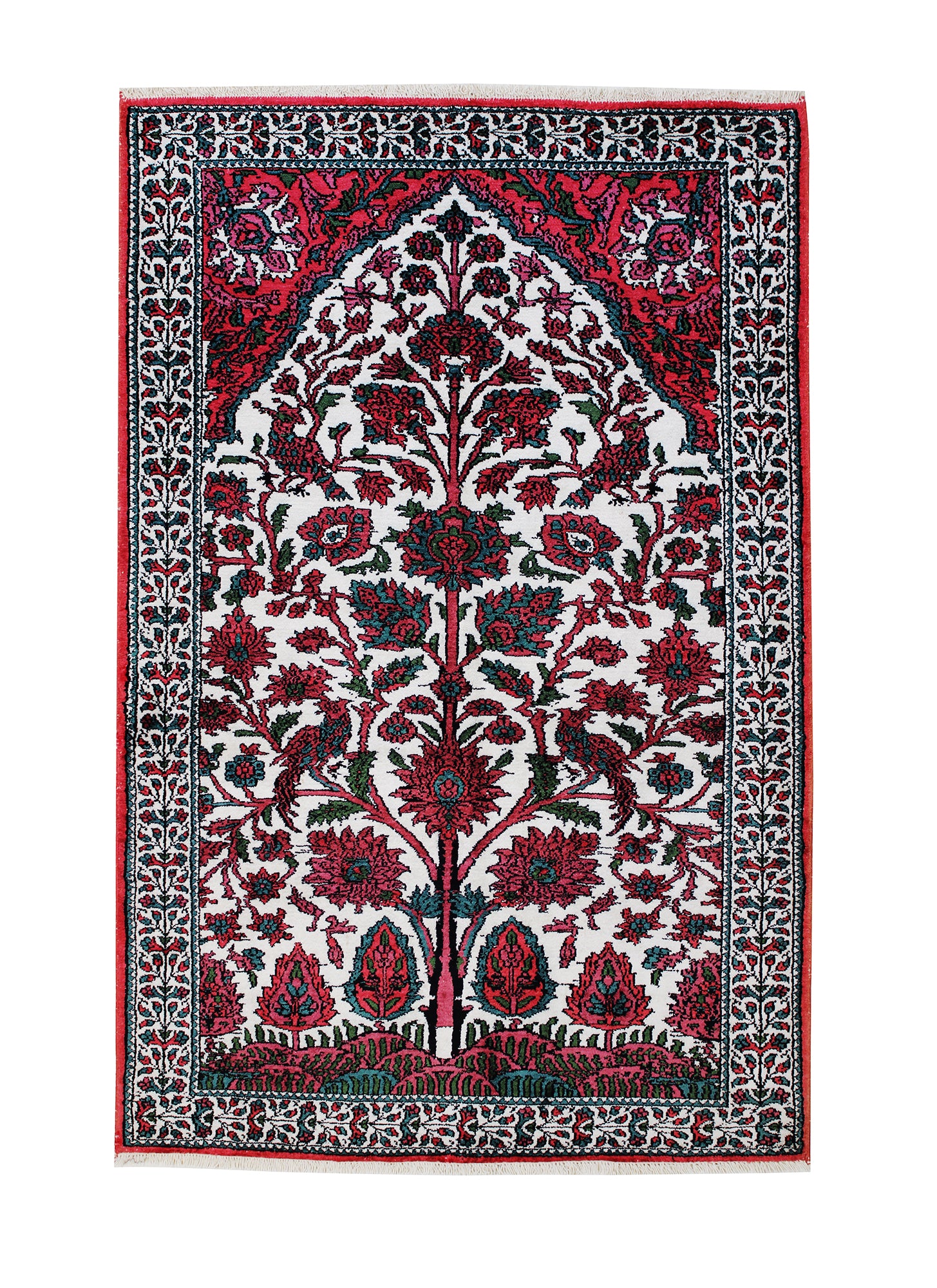 Kashmir Seide Vintage 146 x 96 cm