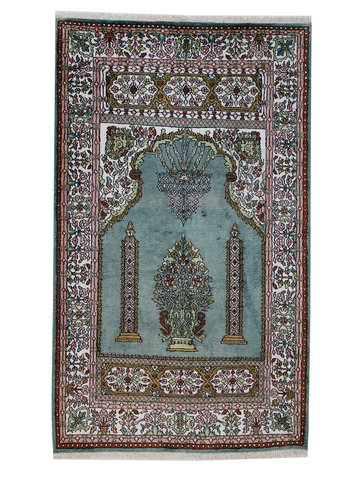 Kashmir Seide Vintage 155 x 94 cm