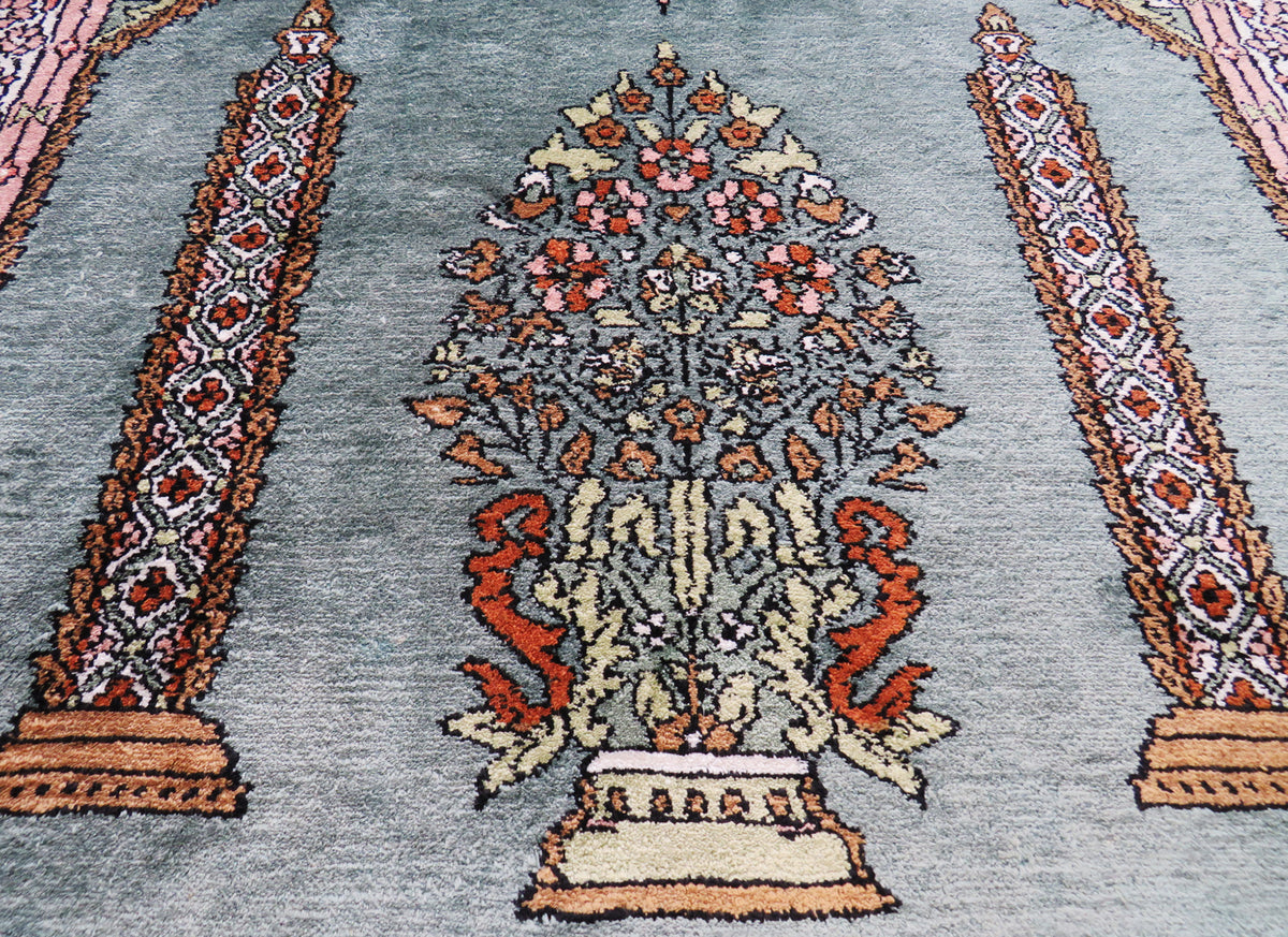 Kashmir Seide Vintage 155 x 94 cm