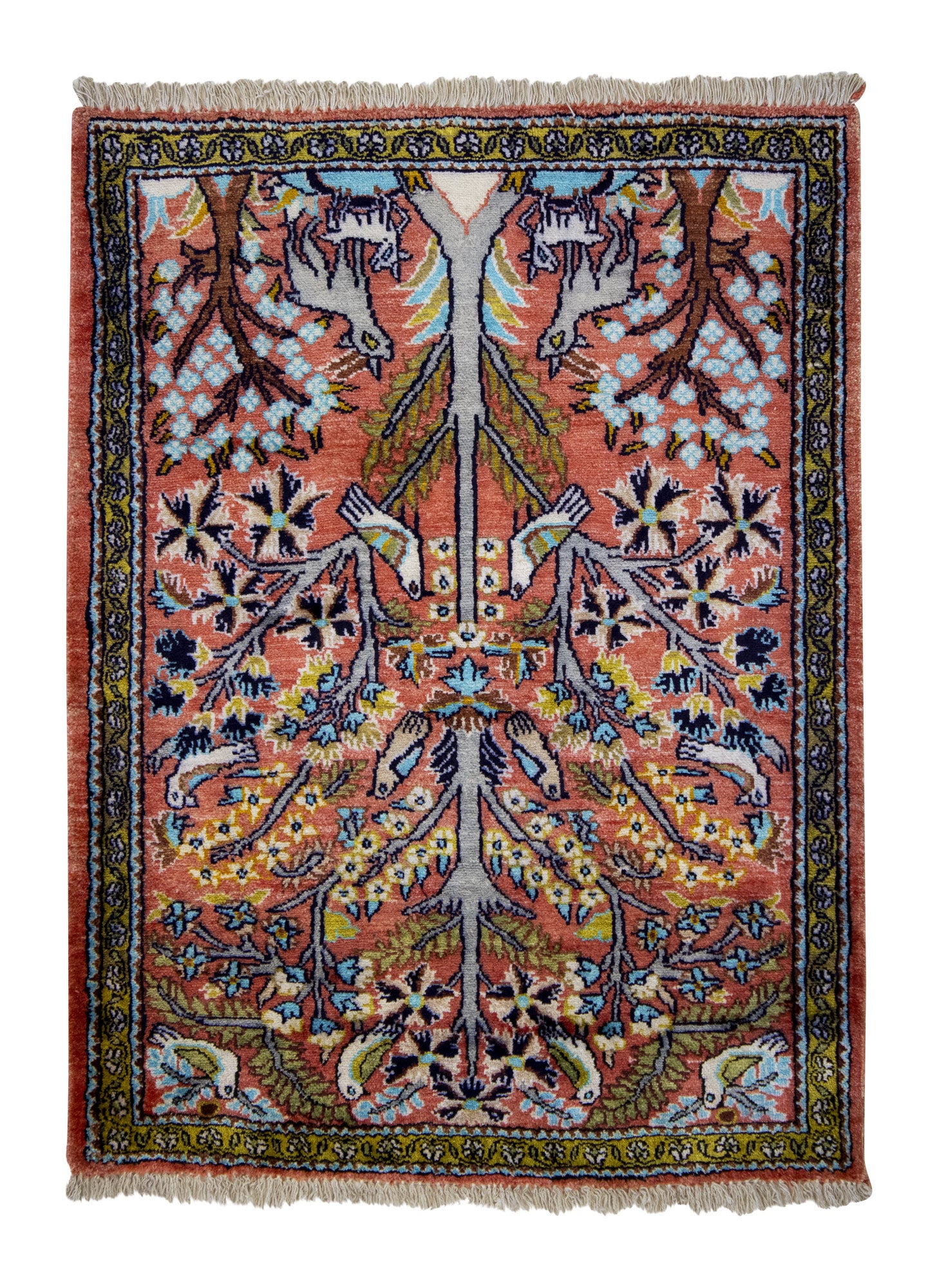 Ghom Seide Vintage 84 x 63 cm