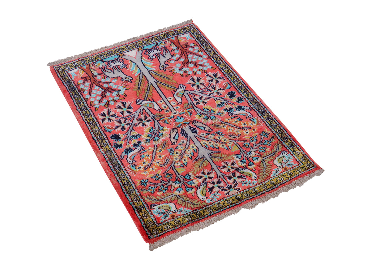 Ghom Seide Vintage 84 x 63 cm