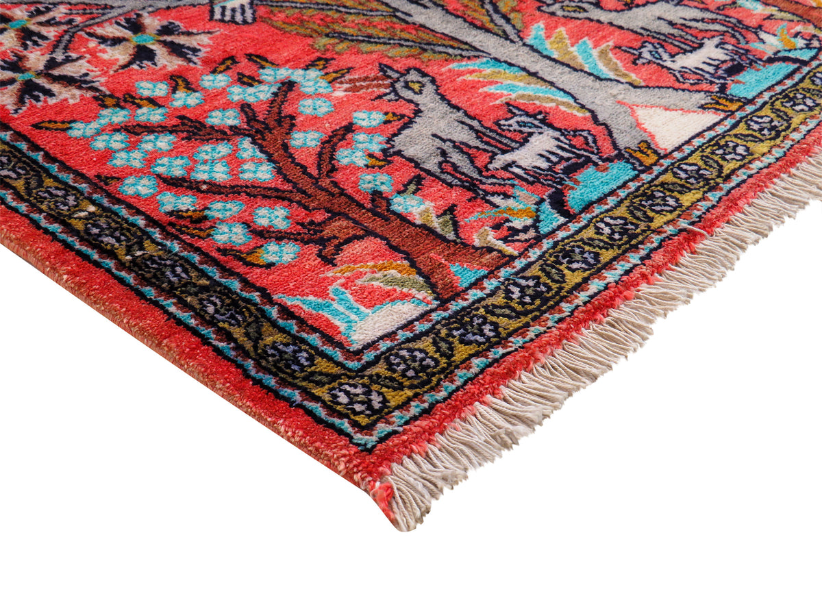 Ghom Seide Vintage 84 x 63 cm