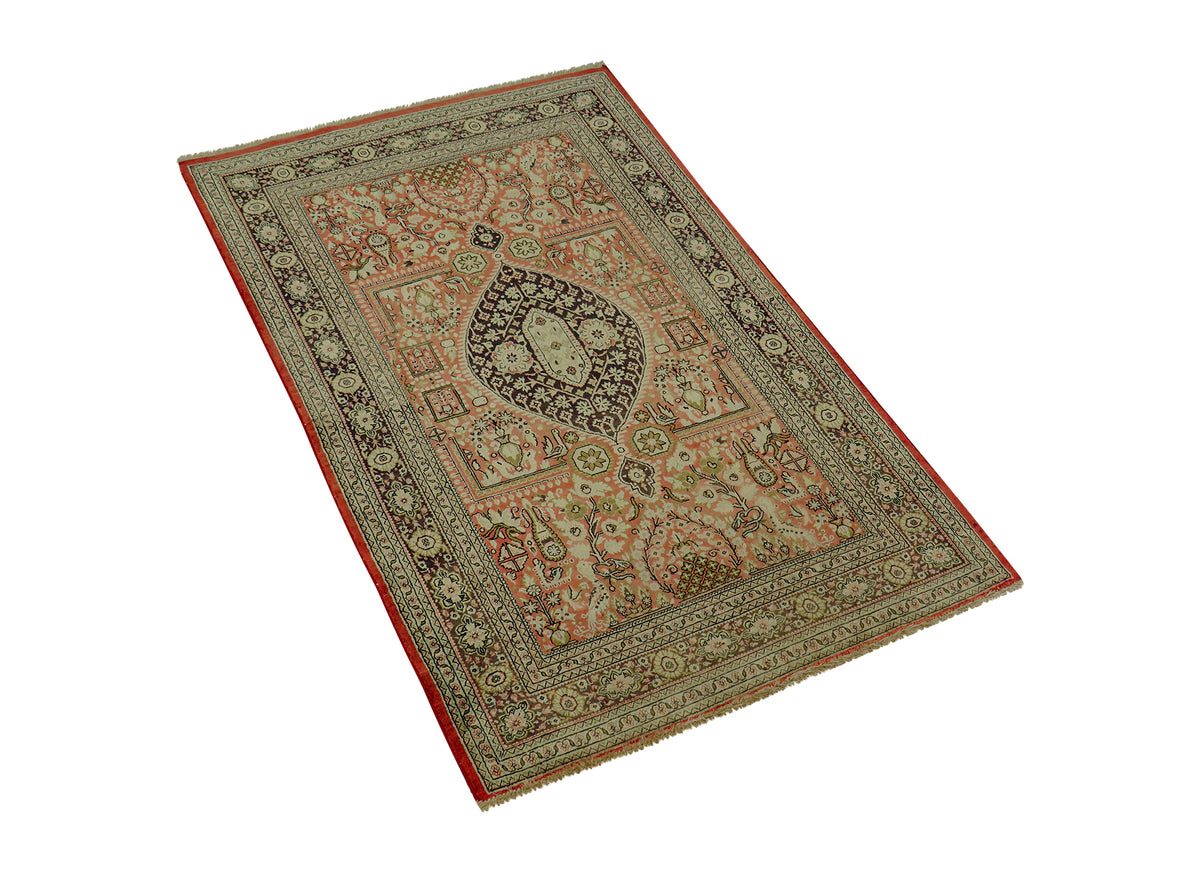 Ghom Seide Vintage 122 x 75 cm