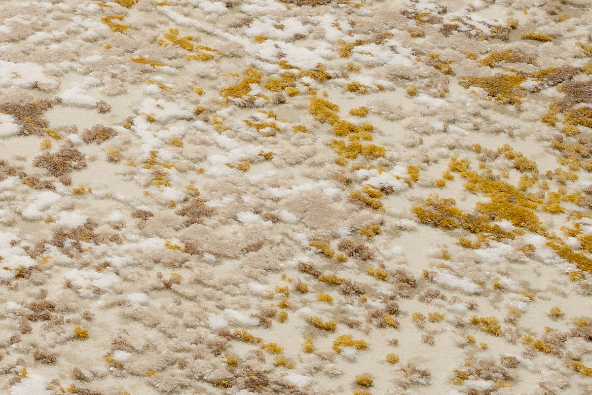 OCI Teppich BESTSELLER CAVA beige-gold Quadratisch Vintage Designer Teppich