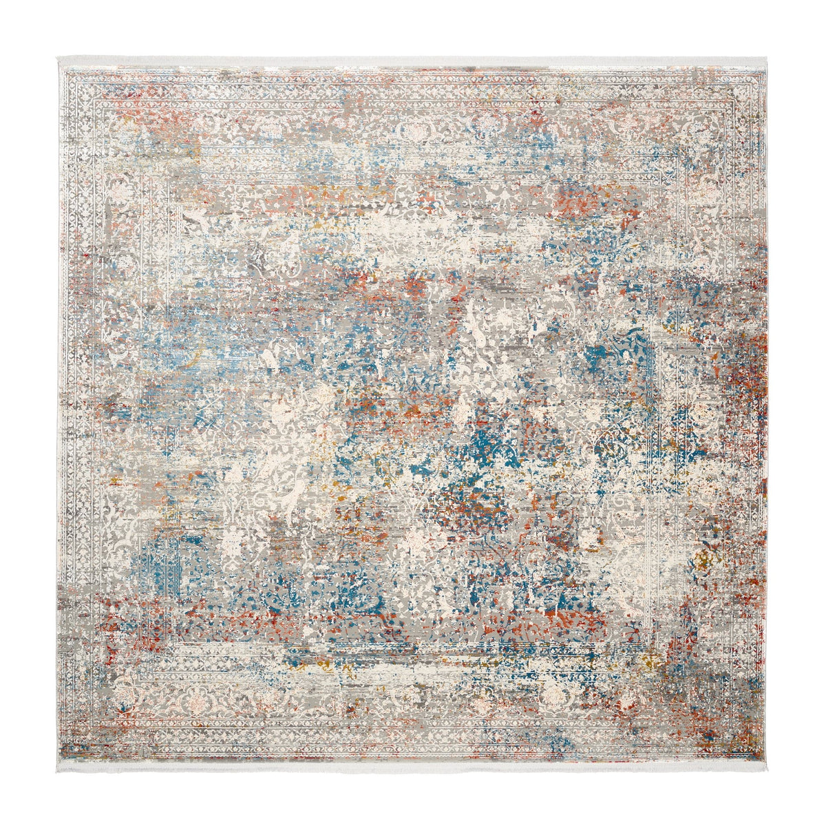 OCI Teppich BESTSELLER CAVA multicolor Quadratisch Vintage Designer Teppich