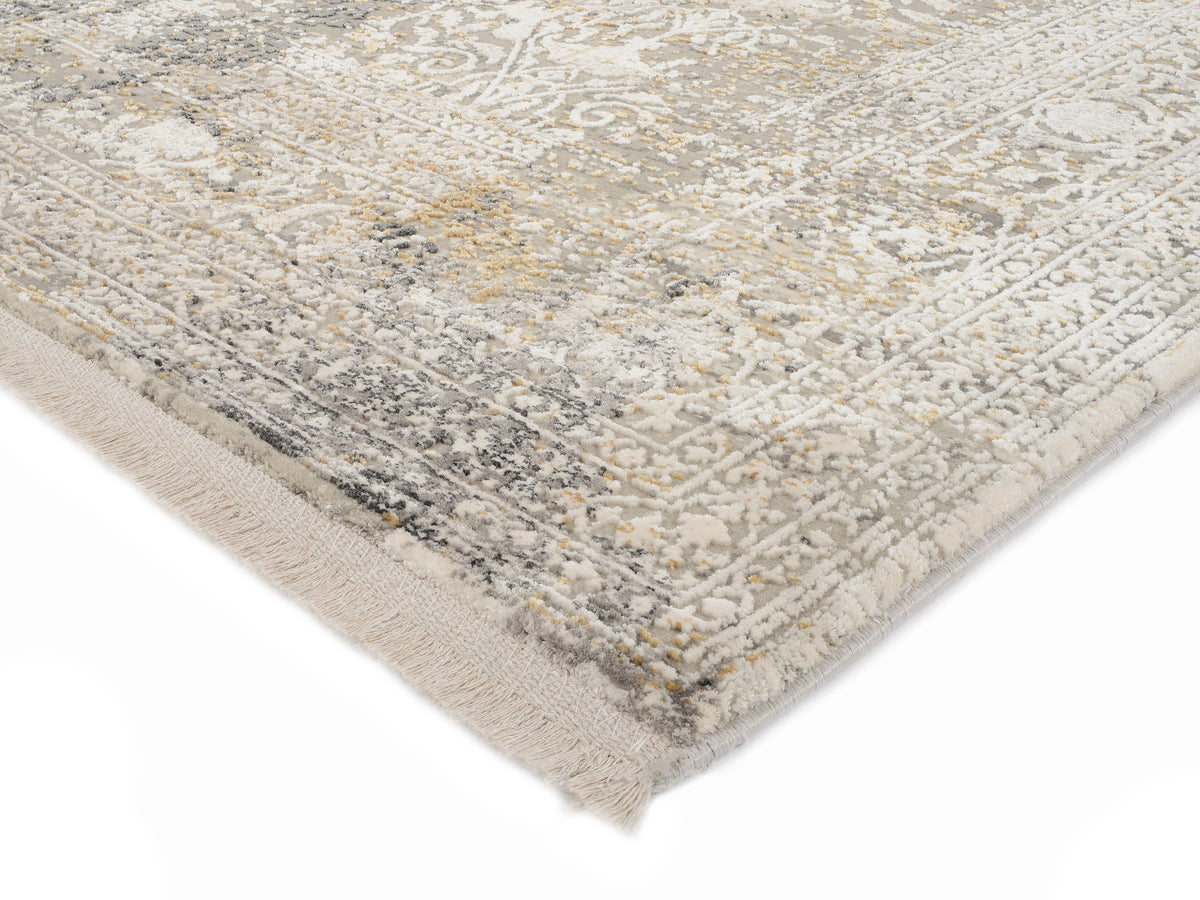 OCI Teppich BESTSELLER CAVA grau-mix Vintage Designer Teppich