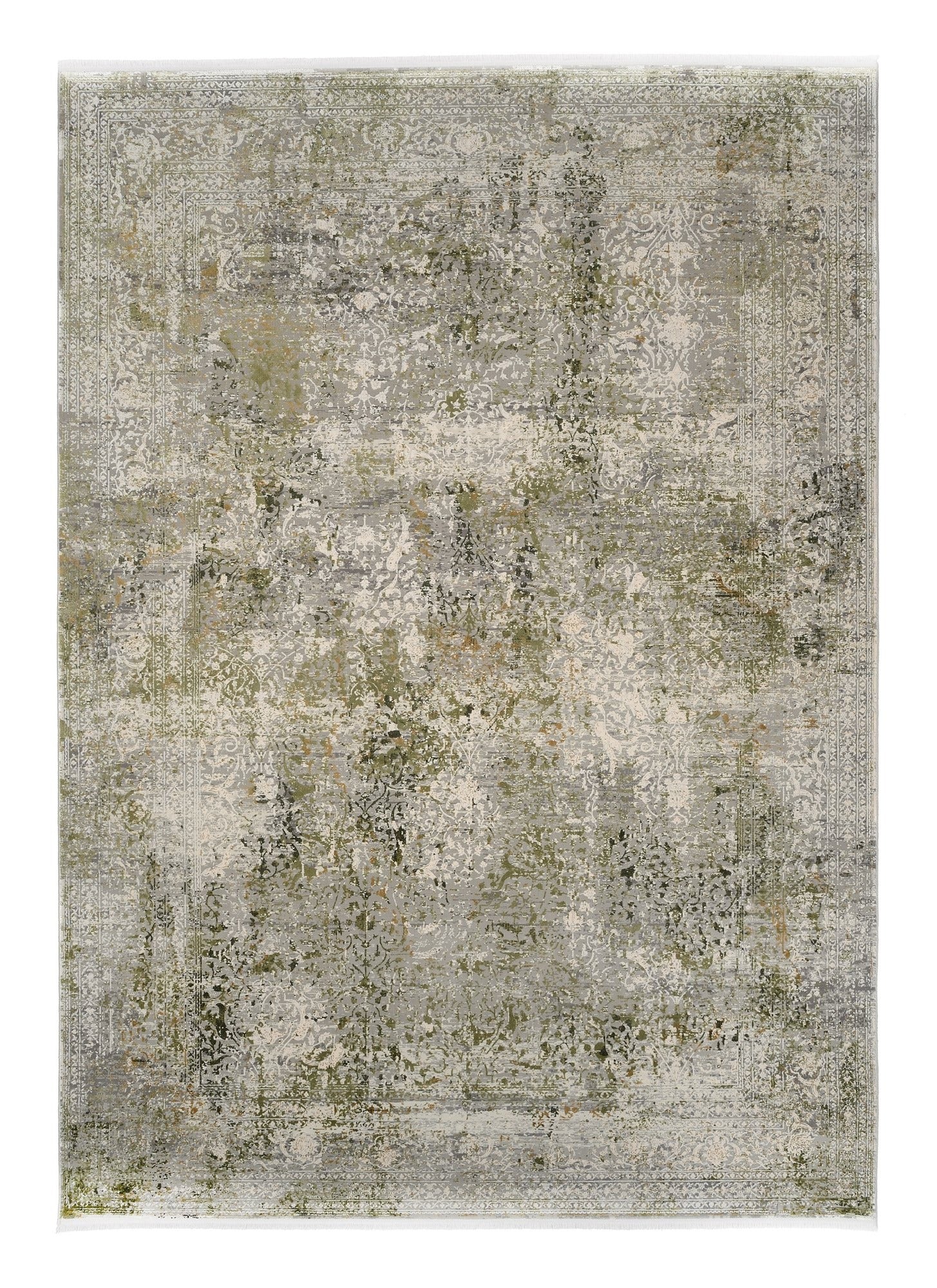 OCI Teppich BESTSELLER CAVA grau-grün Vintage Designer Teppich