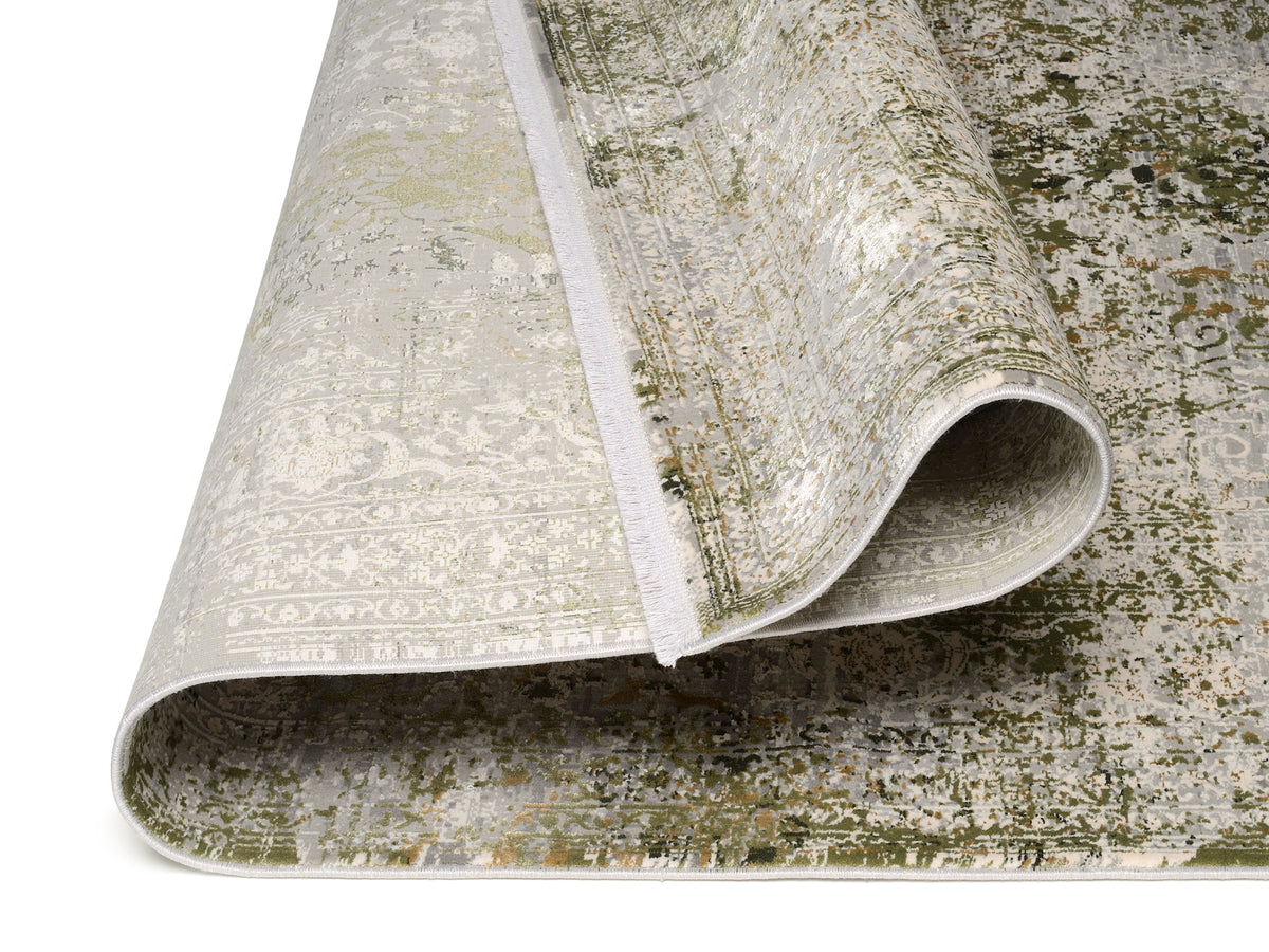 OCI Teppich BESTSELLER CAVA grau-grün Vintage Designer Teppich