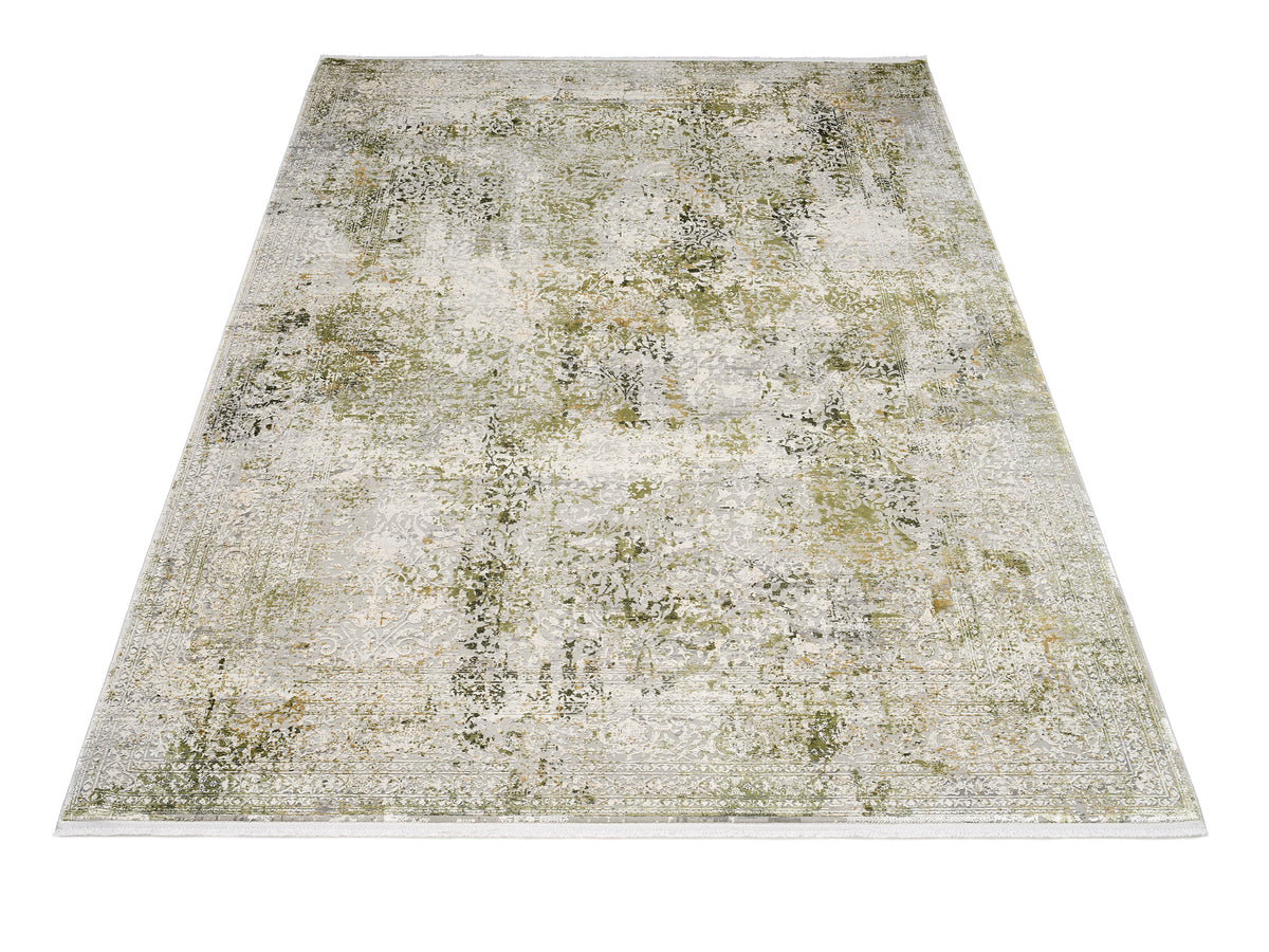 OCI Teppich BESTSELLER CAVA grau-grün Vintage Designer Teppich