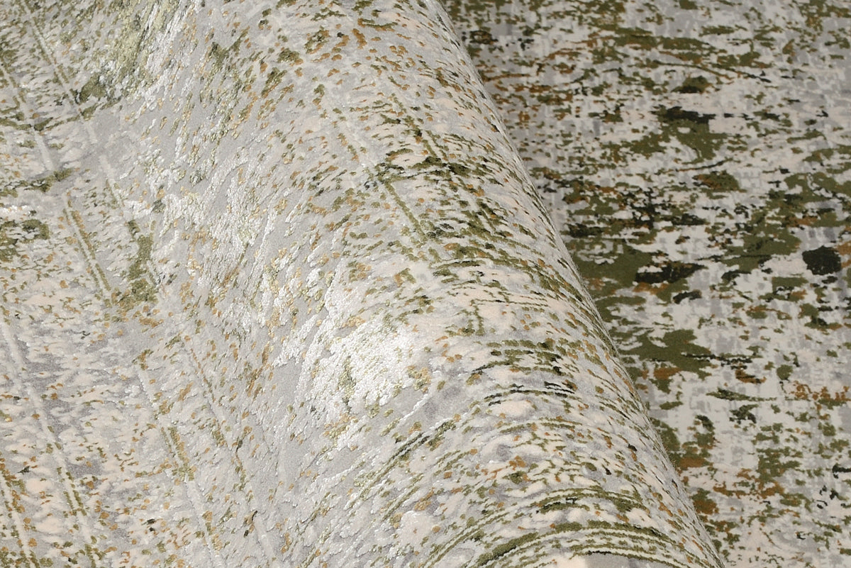 OCI Teppich BESTSELLER CAVA grau-grün Vintage Designer Teppich