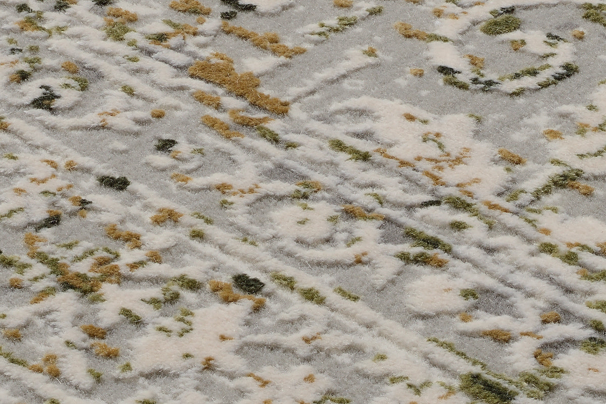 OCI Teppich BESTSELLER CAVA grau-grün Vintage Designer Teppich