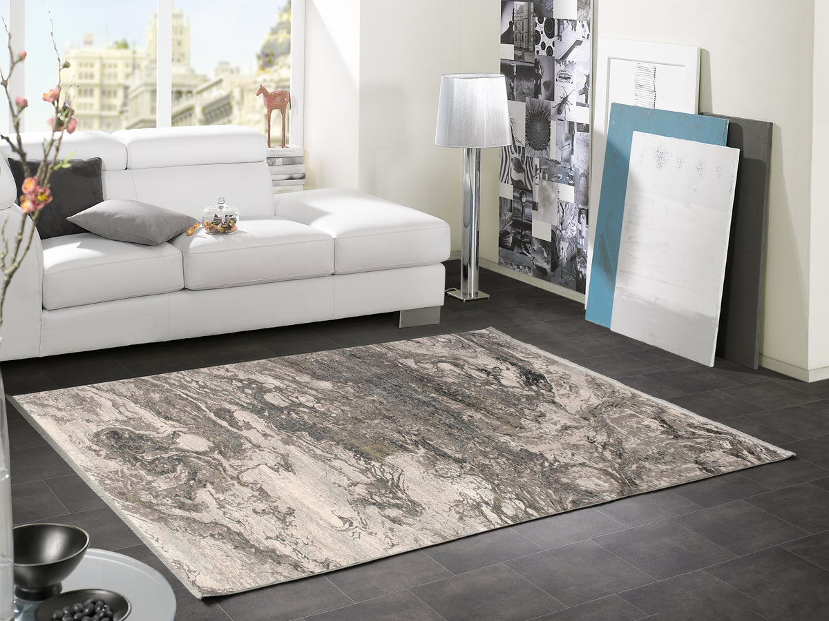 OCI Teppich BESTSELLER YOU grau-gold Vintage Designer Teppich