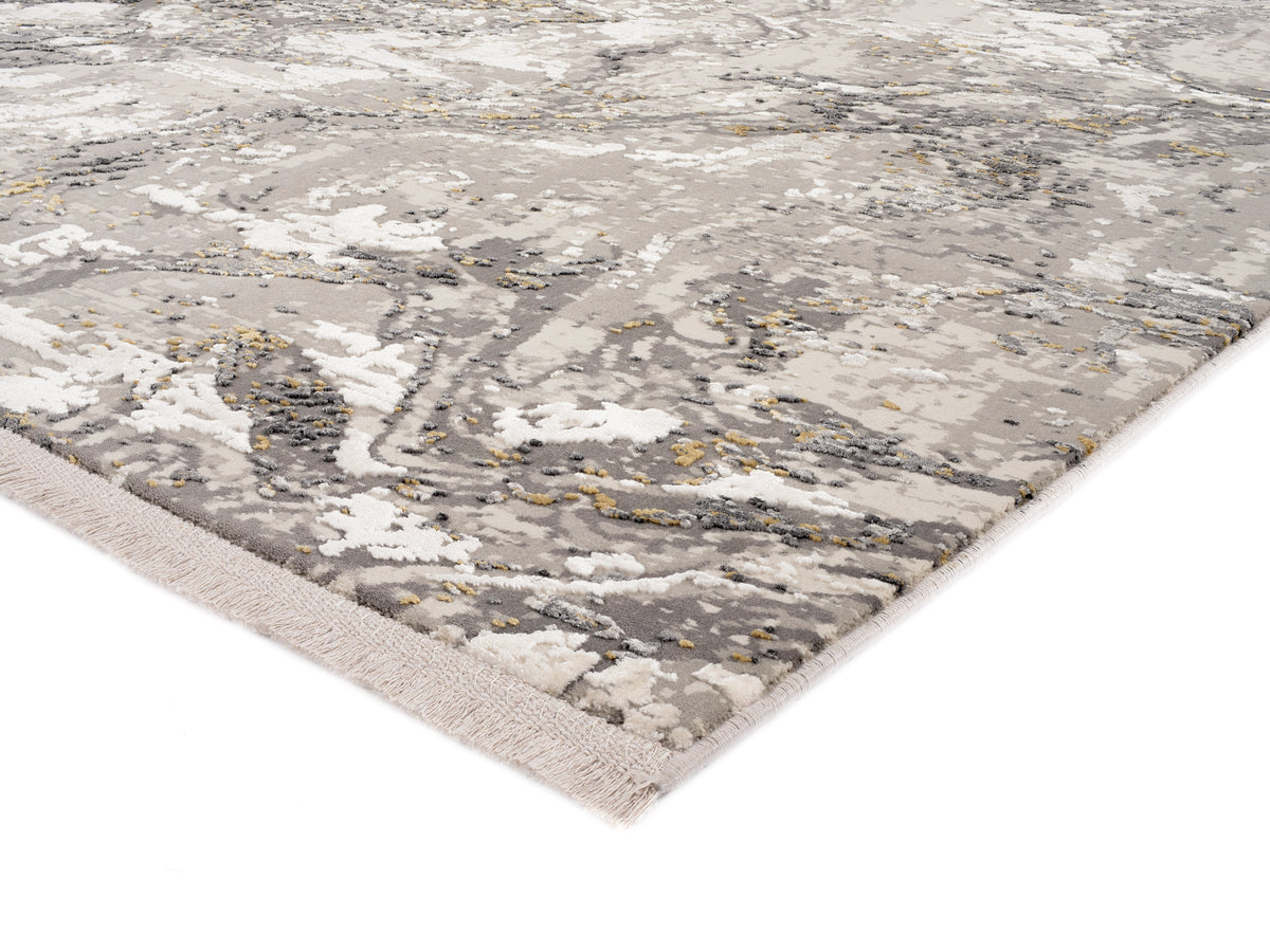 OCI Teppich BESTSELLER YOU grau-gold Vintage Designer Teppich