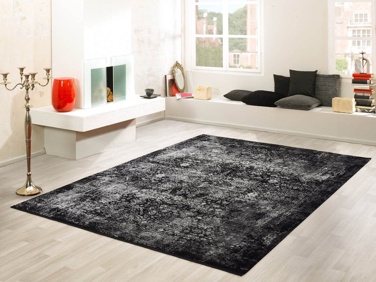 OCI Teppich BESTSELLER MAGIC schwarz-grau Vintage Designer Teppich