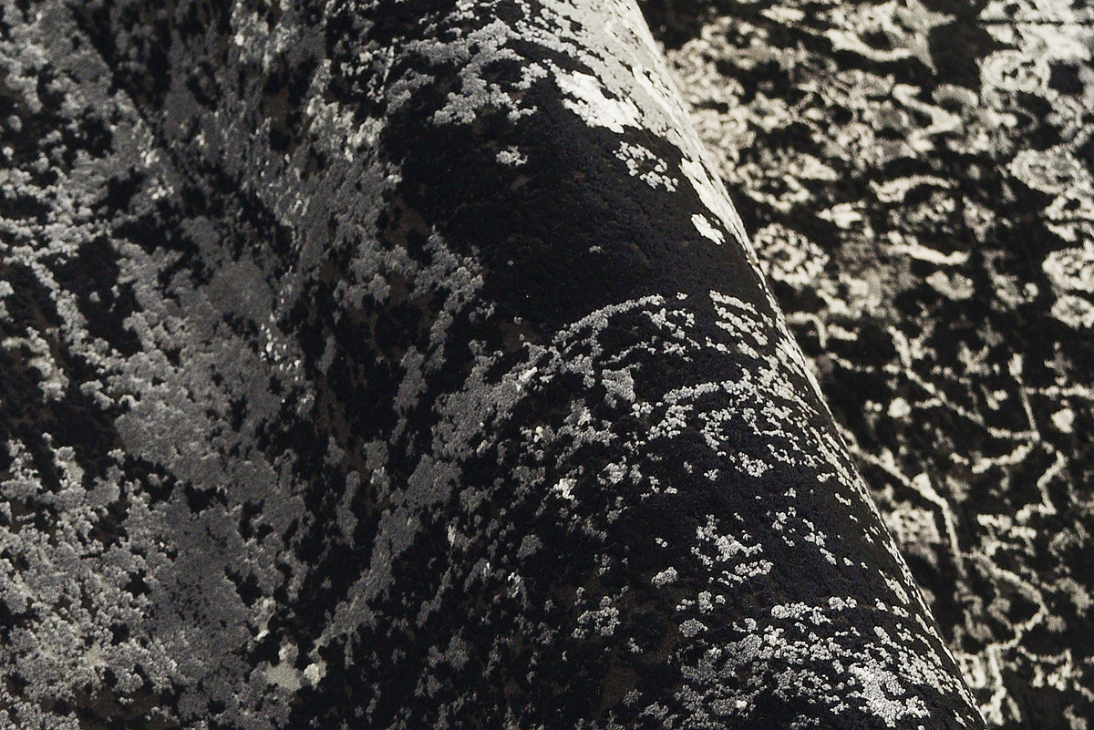 OCI Teppich BESTSELLER MAGIC schwarz-grau Rund Vintage Designer Teppich