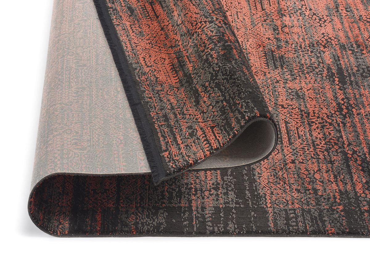 OCI Teppich BRILLIANCE ART DECO kupfer moderner Designer Teppich