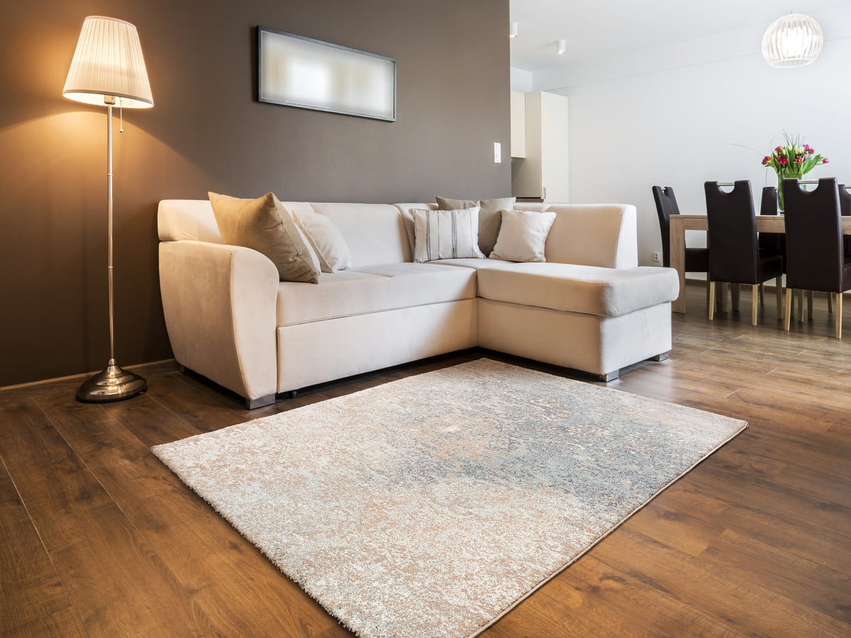 OCI Teppich BUTTERFLY ADMIRAL türkis moderner Designer Teppich