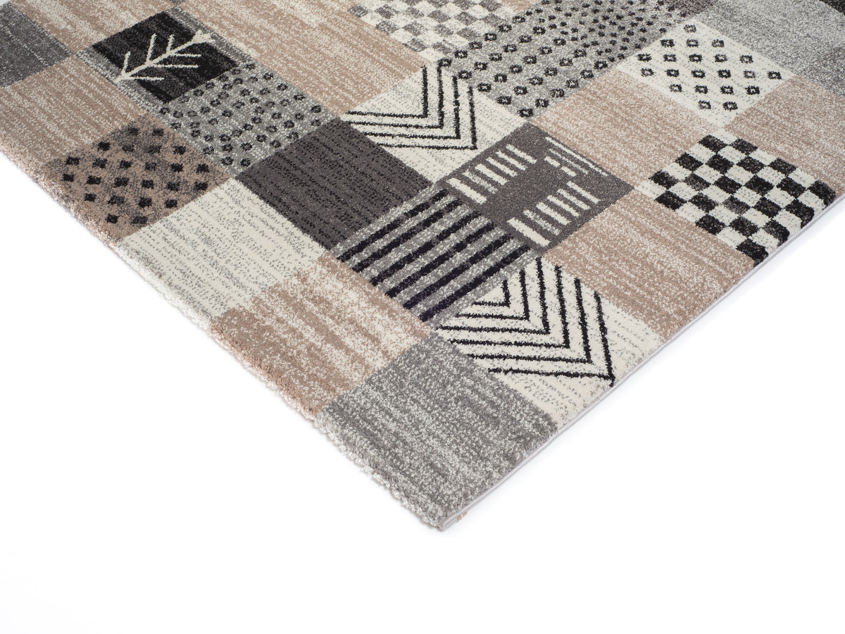 OCI Teppich BUTTERFLY SEMPOR beige-grau moderner Designer Teppich