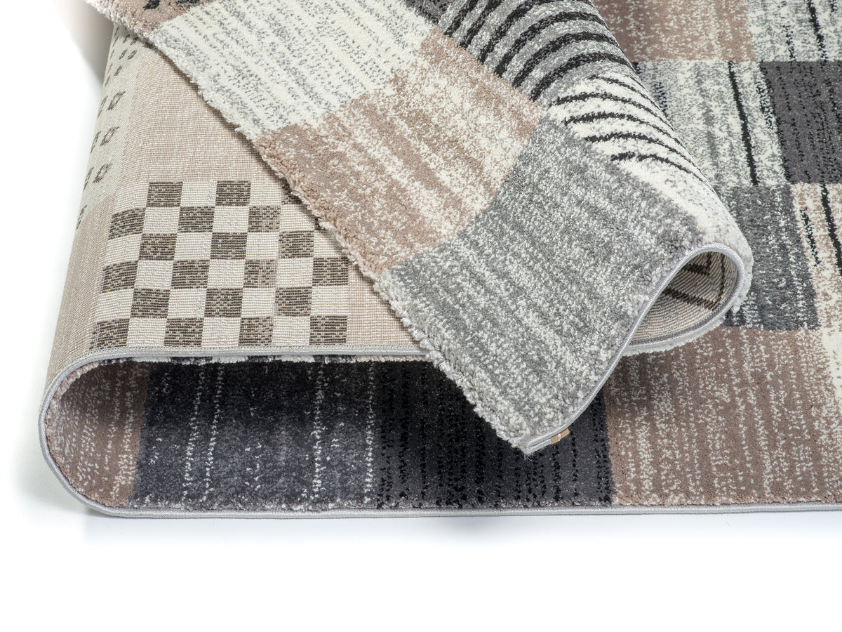 OCI Teppich BUTTERFLY SEMPOR beige-grau moderner Designer Teppich