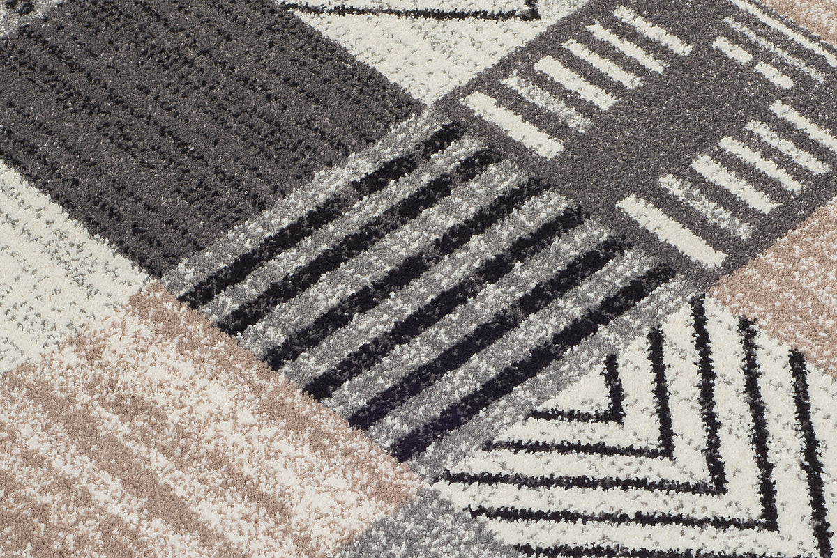 OCI Teppich BUTTERFLY SEMPOR beige-grau moderner Designer Teppich