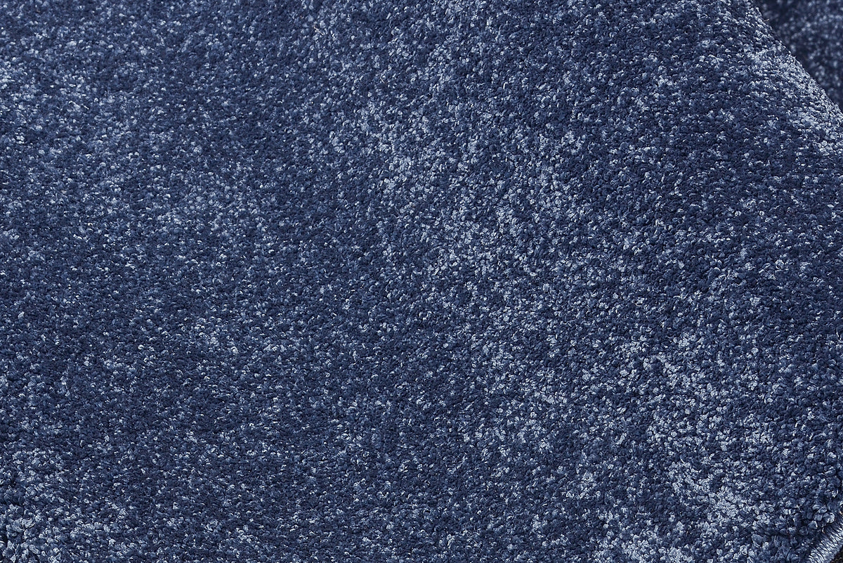 OCI Teppich BELLEVUE blau moderner Uni-Teppich