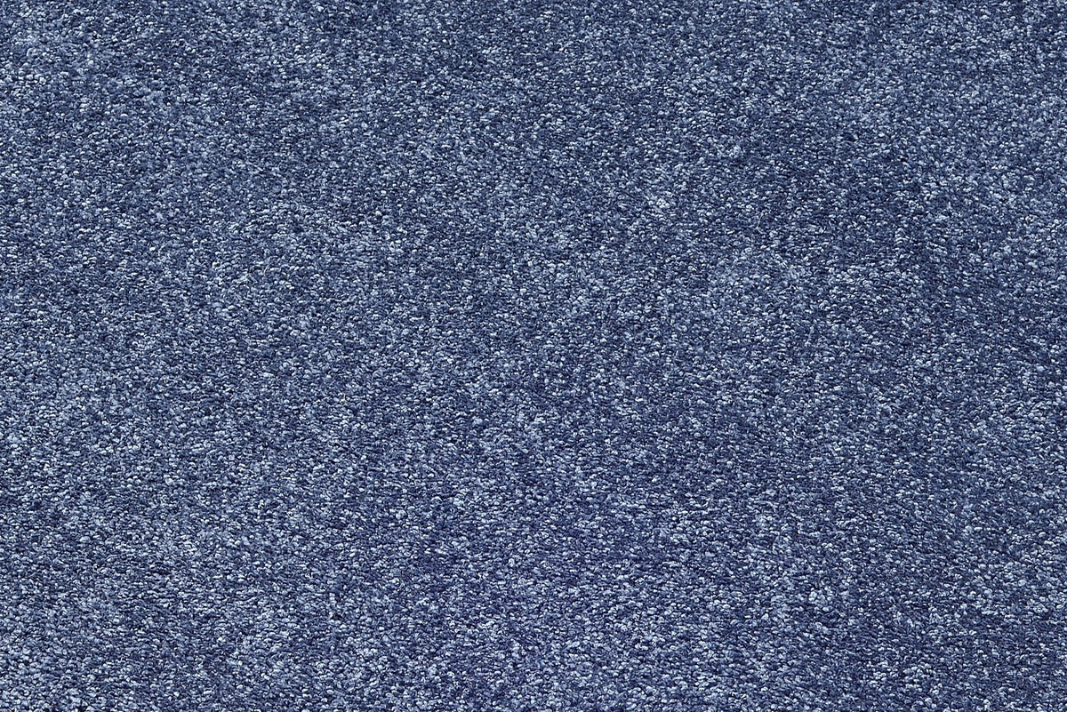 OCI Teppich BELLEVUE blau moderner Uni-Teppich