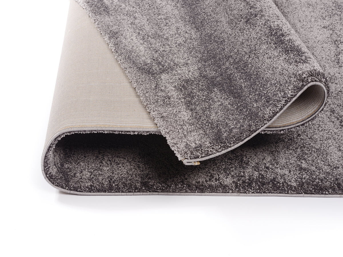 OCI Teppich BELLEVUE dk.grau moderner Uni-Teppich