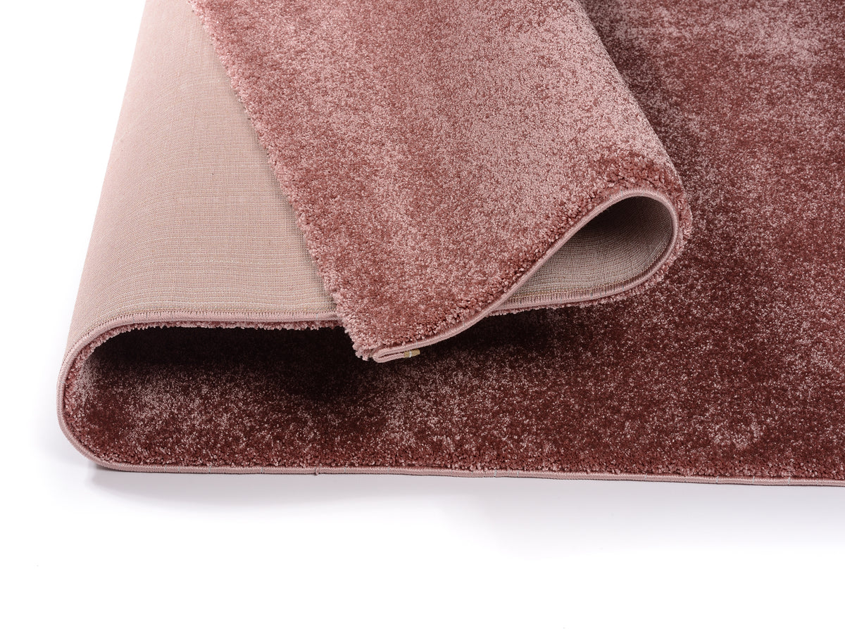 OCI Teppich BELLEVUE rosenholz moderner Uni-Teppich