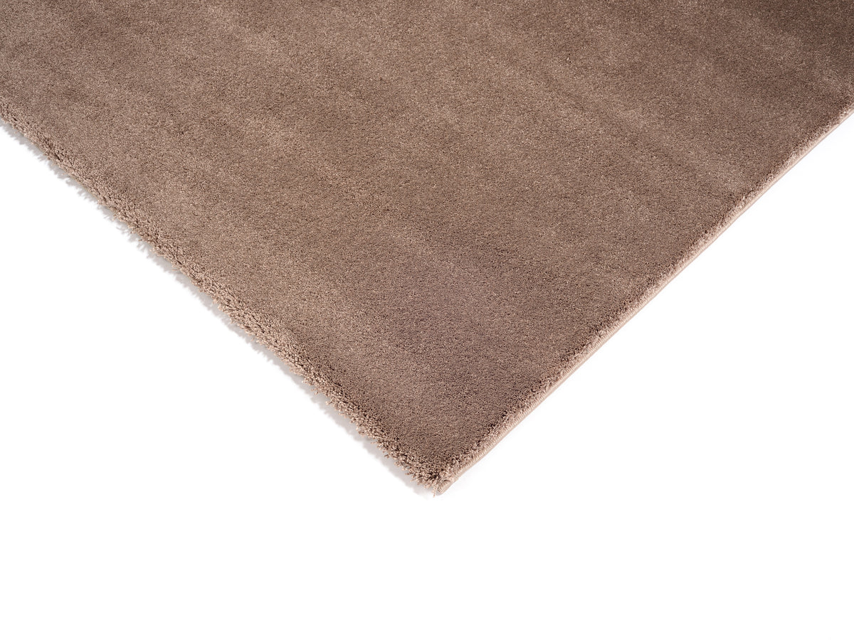 OCI Teppich BELLEVUE braun moderner Uni-Teppich