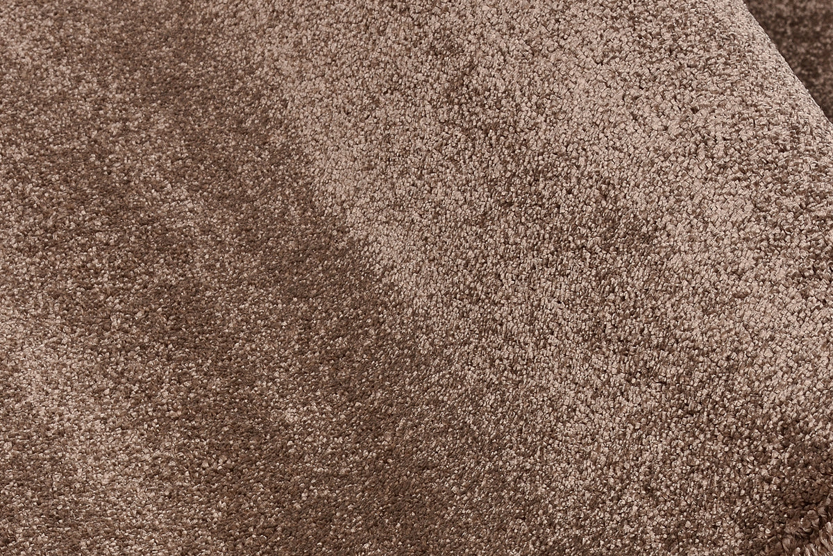 OCI Teppich BELLEVUE braun moderner Uni-Teppich