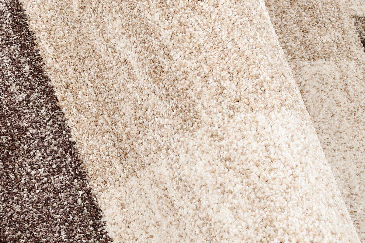 OCI Teppich CASTLE BEPPO beige-braun Läufer moderner Designer Teppich Öko-Tex