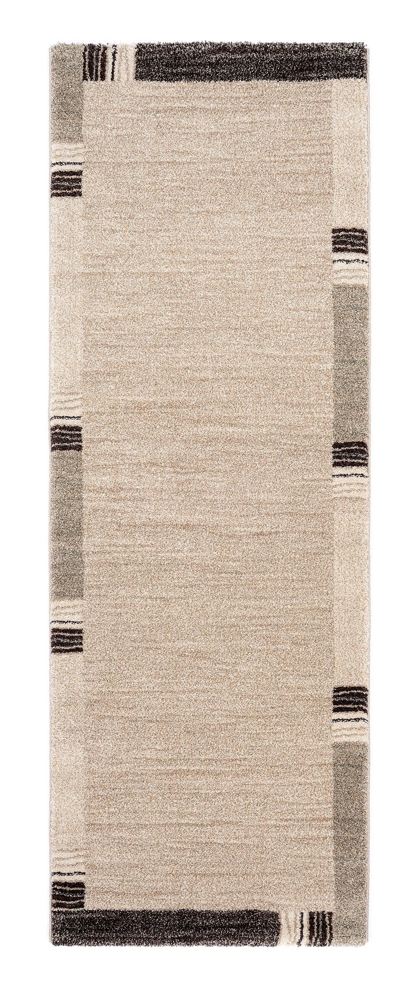 OCI Teppich CASTLE FLORA beige-braun Läufer moderner Designer Teppich Öko-Tex