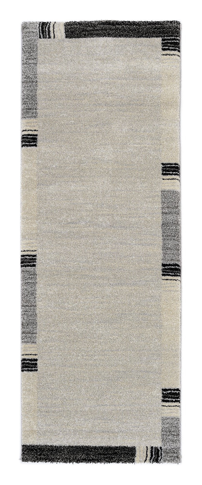 OCI Teppich CASTLE FLORA grau Läufer moderner Designer Teppich Öko-Tex